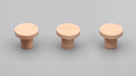 CIRCUM KNOB 33MM OAK UNFINISHED