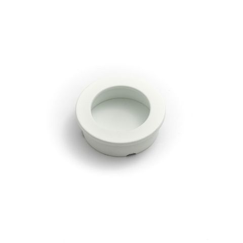 FLUSH PULL 40MMFLUSH MATT WHITE (CASTELLA)