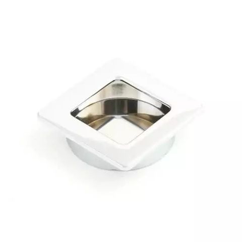 FLUSH PULL 50MM FLUSH POLISHED CHROME (CASTELLA)