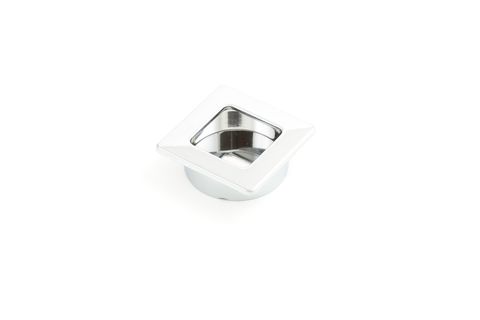 FLUSH PULL 39MM FLUSH POLISHED CHROME (CASTELLA)