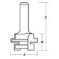2 FLUTE - TONGUE & GROOVE BIT - CARBIDE TIPPED
