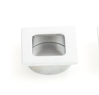 FLUSH PULL 50MM FLUSH SATIN CHROME (CASTELLA)