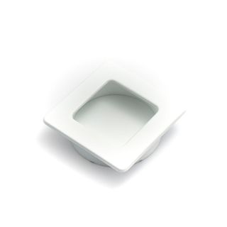 FLUSH PULL 50MM FLUSH MATT WHITE (CASTELLA)