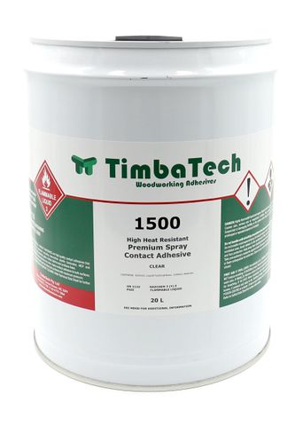 TIMBATECH 1500 HIGH HEAT-RESISTANT PREMIUM SPRAY CONTACT CLEAR 20L (203)