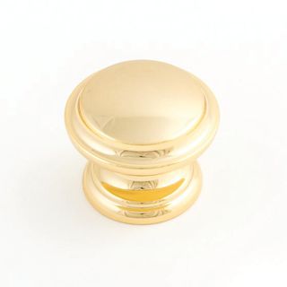 SOVEREIGN KNOB 35MM FLUTED GOLD PLATED (CASTELLA)