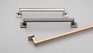 HORSENS HANDLE 160MM C TO C BRUSHED ROSE BRASS