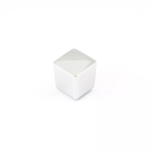 URBANE KNOB 25MM SQUARE POLISHED CHROME (CASTELLA)