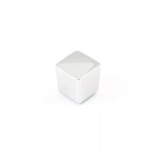 URBANE KNOB 25MM SQUARE POLISHED CHROME (CASTELLA)