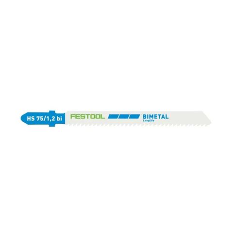 JIGSAW BLADE ALUMINIUM HS 75X1.2MM BI - 5 Pack