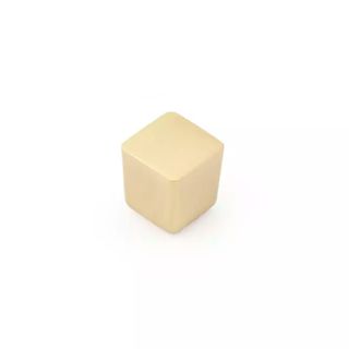 URBANE KNOB 25MM SQUARE BRUSHED GOLD (CASTELLA)