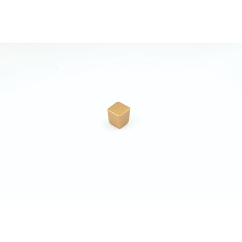URBANE KNOB 25MM SQUARE SATIN GOLD (CASTELLA)