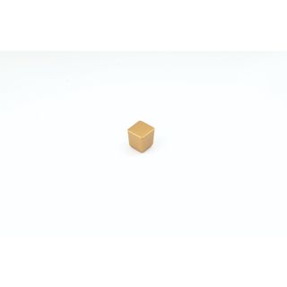 URBANE KNOB 25MM SQUARE SATIN GOLD (CASTELLA)