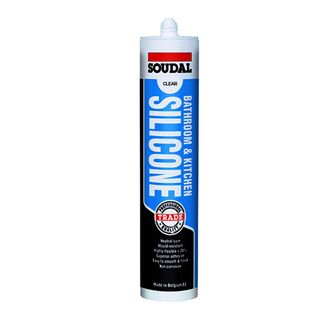 SOUDAL BATHROOM & KITCHEN SILICONE TRANSLUCENT 300ML