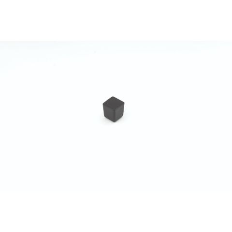 URBANE KNOB 25MM SQUARE MATT BLACK (CASTELLA)