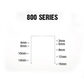 AIRCO 800 SERIES STAPLES - 12 X 13MM (10,000)