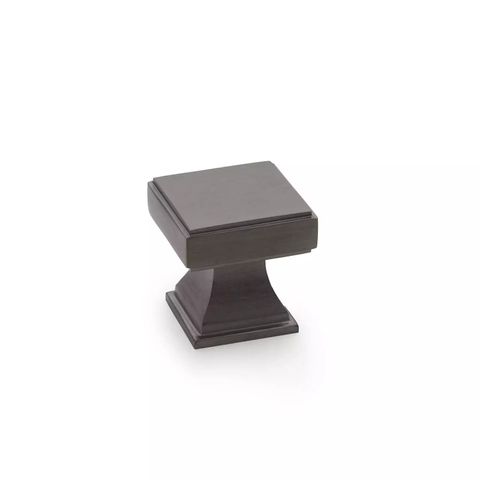 KENSINGTON KNOB 30MM GUNMETAL PVD (CASTELLA)