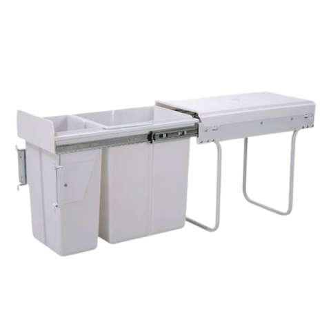 SLIM BIN 1X20LT + 1X10LT - DOOR MOUNTED