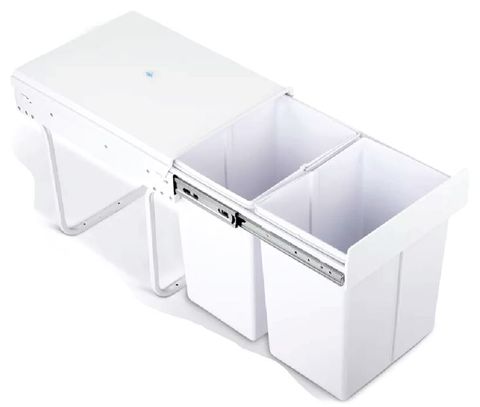 WASTE BIN SOFT CLOSE 2X20LT