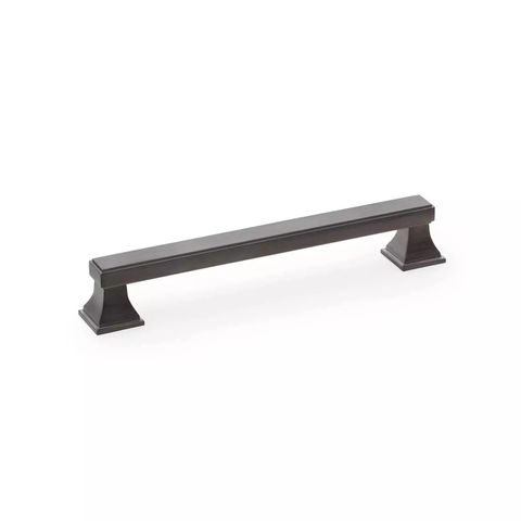 KENSINGTON HANDLE 160MM GUNMETAL PVD (CASTELLA)