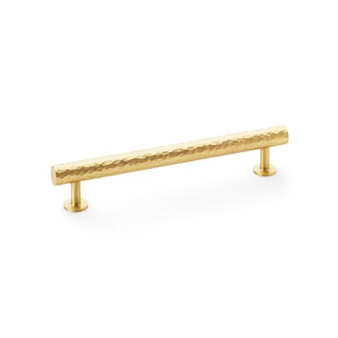 BEXHILL HANDLE 160MM HAMMERED SATIN BRASS (CASTELLA)