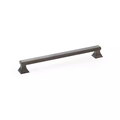 KENSINGTON HANDLE 224MM GUNMETAL PVD (CASTELLA)