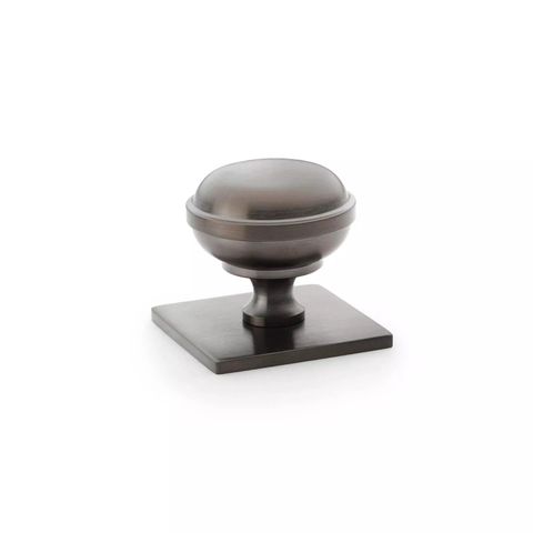 HASTINGS BACKPLATE KNOB GUNMETAL