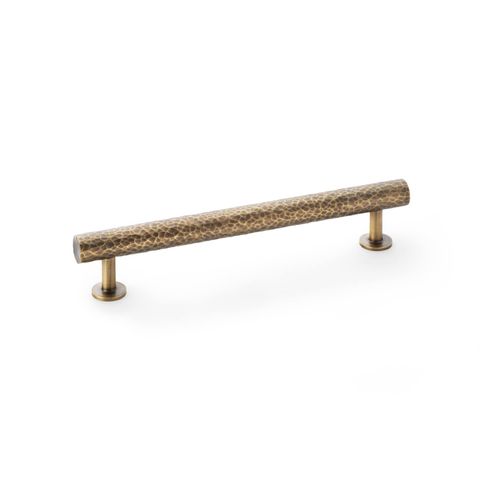 BEXHILL HANDLE 160MM HAMMERED AGED BRASS (CASTELLA)
