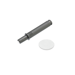 VJS PUSH 2 OPEN MAGNETIC SHORT - LEAD GREY (INC PLATE)