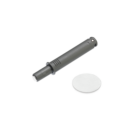 VJS PUSH 2 OPEN MAGNETIC SHORT - LEAD GREY (INC PLATE)