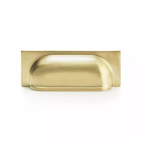 HASTINGS PULL 96MM CUP SATIN BRASS PVD (CASTELLA)