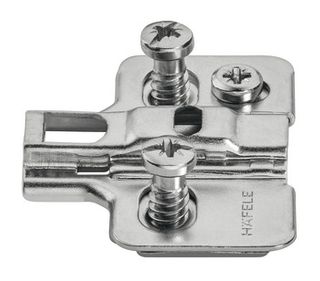HAFELE CRUCIFORM MOUNTING PLATE 0MM WITH SCREWS