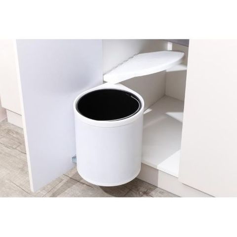 BIN WHITE 12LT - SWING OUT BIN