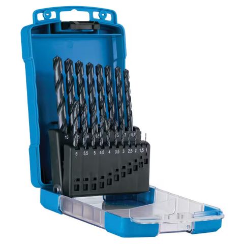 DRILL BIT SET 19 PCE METRIC 1-10MM