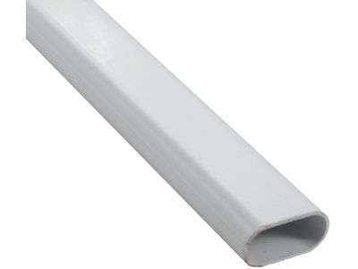 WHITE OVAL RAIL 15MMX30MM 3.6M