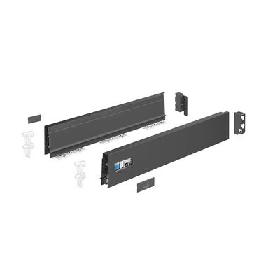 HET INNOTECH ATIRA SIDE PROFILE SET 70H X 470MM ANTHRACITE