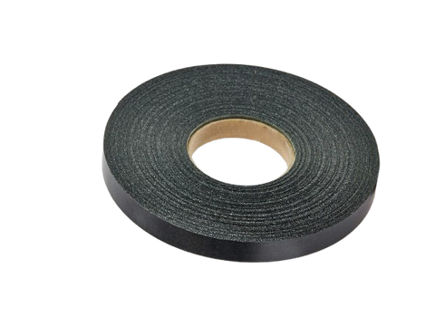 BLACK MELAMINE SAT PREGLUED EDGE 050X22 0.4MM (600426)