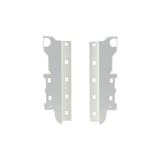 DTC SMOOTH REAR BRACKET SET H199MM HIGH POT WITH RAIL (WHITE)