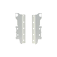 DTC SMOOTH POT DRAWER REAR BRACKET- WHITE