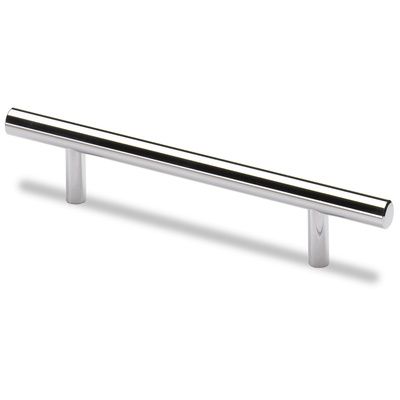 HET HANDLE HALE T BAR 96MM - GLOSS CHROME