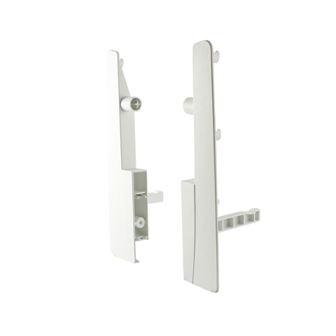 DTC SMOOTH INSET FRONT BRACKET SET H199MM HIGH POT WITH RAIL (WHITE)