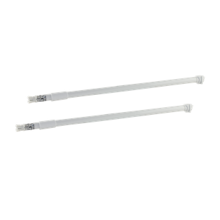 DTC SMOOTH EASY FIX GALLERY RAIL SET 500MM (WHITE)