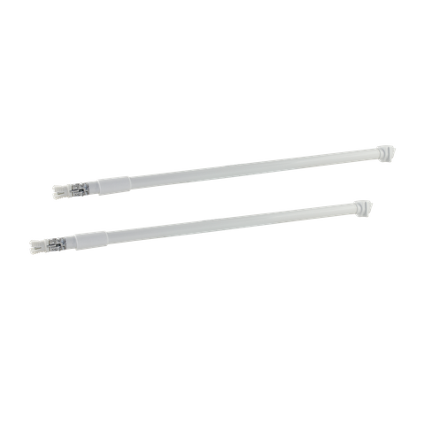 DTC SMOOTH EASY FIX GALLERY RAIL SET 500MM (WHITE)