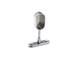 VJS END PILLAR CHROME - OVAL