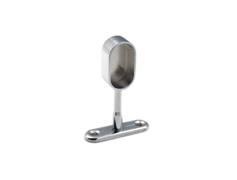 VJS END PILLAR CHROME - OVAL