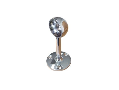 VJS END PILLAR CHROME - ROUND 25MM