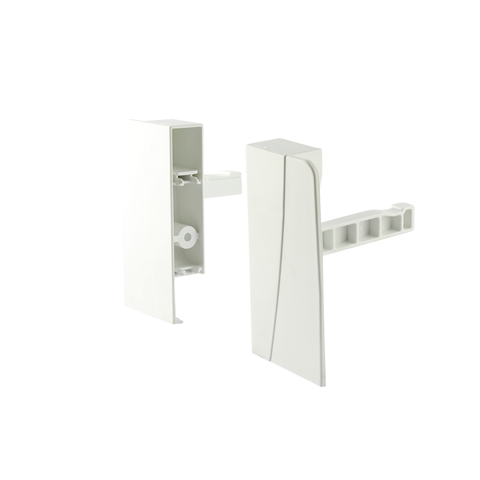 DTC SMOOTH INSET FRONT BRACKET SET H83MM STANDARD (WHITE)