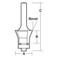 3/4 TCT 2FT COMB FLUSH W/BEAR