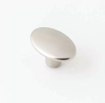 CENTURY OVAL KNOB 37MM SATIN NICKEL (CASTELLA)