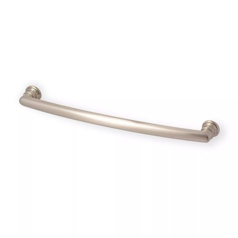 DECADE PULL HANDLE 102MM RIDGED DULL BRUSHED NICKEL (CASTELLA)