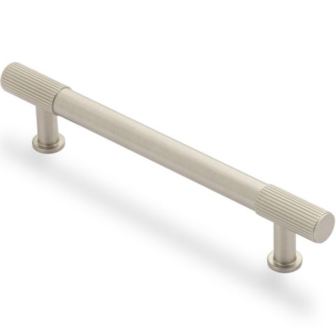 ROMANO HANDLE 128MM DULL BRUSHED NICKEL (CASTELLA)